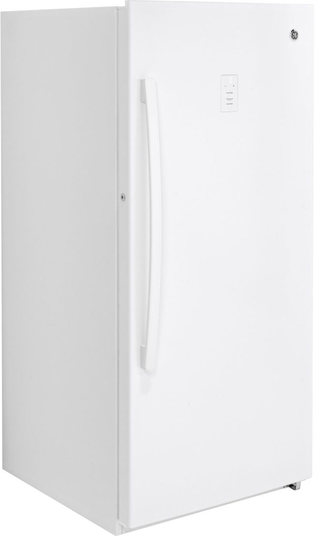 GE® 14.1 Cu. Ft. White Upright Freezer-FUF14SMRWW-3