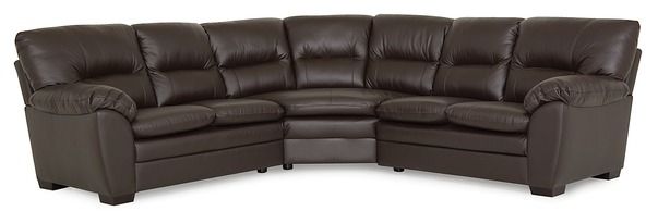 Palliser® Furniture Amisk 3-Piece Brown Sectional