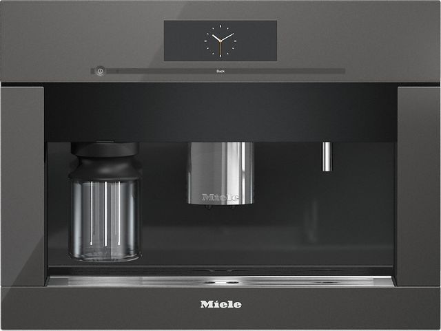 Miele 23.44" Graphite Gray Built In Coffee Machine-0