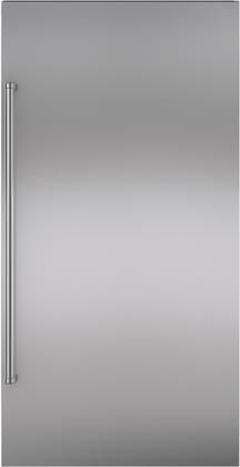 Sub-Zero® Classic 36" Stainless Steel Flush Inset Door Panel with Pro Handle 0