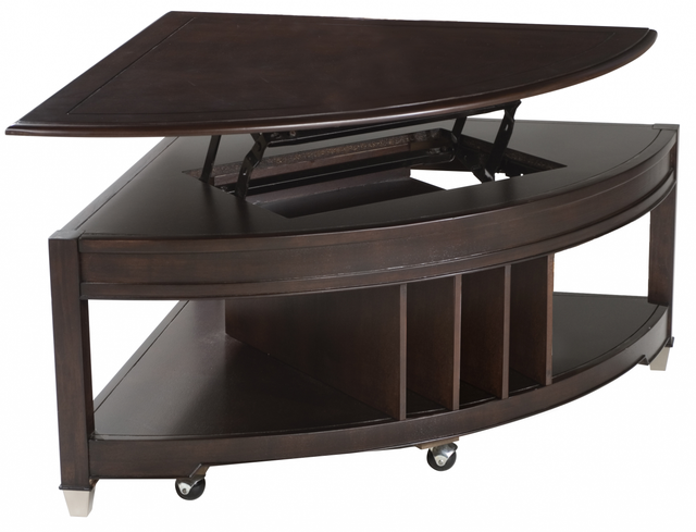 Magnussen® Home Darien Pie Shaped Cocktail Table-0