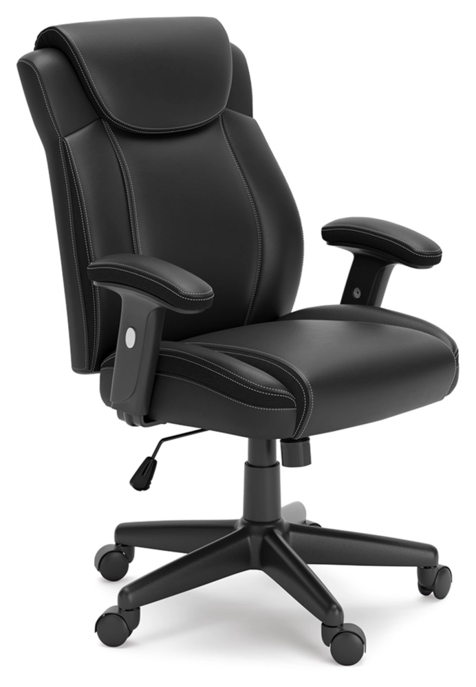 Signature Design by Ashley® Corbindale Black Home Office Swivel Desk Chair