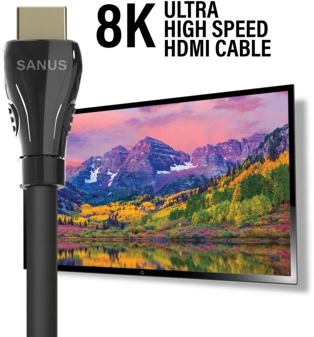 Sanus® 4.0 m Black Ultra High Speed HDMI Cable 6