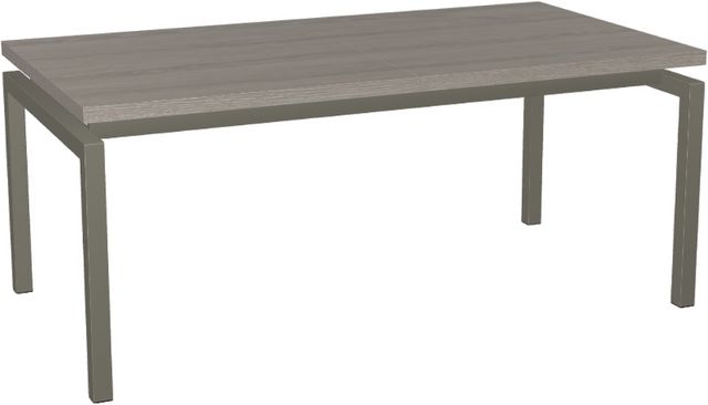 Amisco Customizable Zoom Thermo Fused Laminate Dining Table with Two ...