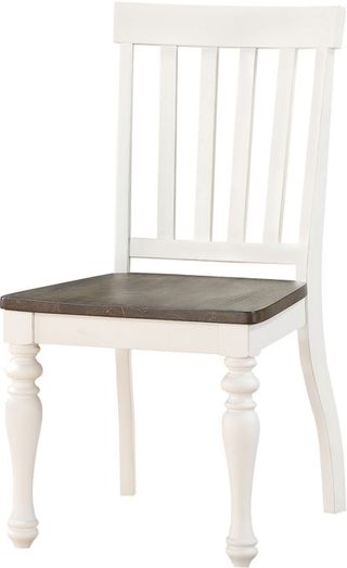 Steve Silver Co.® Joanna Ivory & Charcoal Side Chair