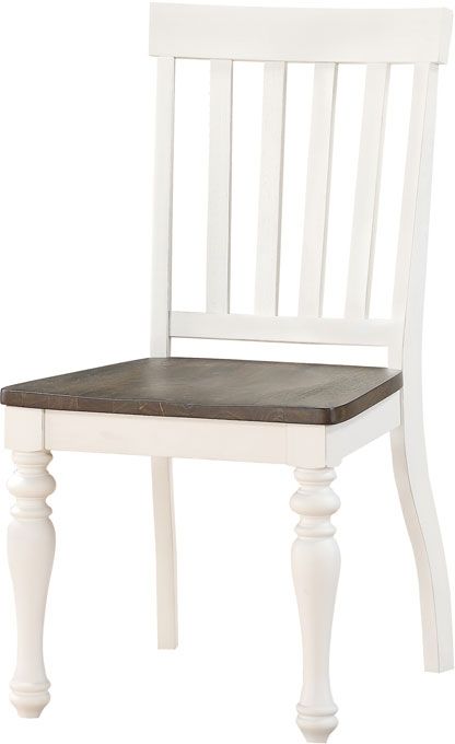 Steve Silver Co.® Joanna Ivory & Charcoal Side Chair-0