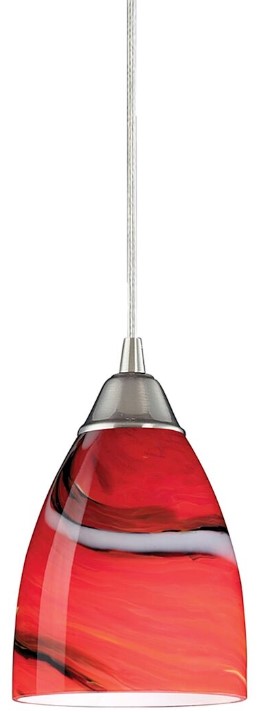 red mini pendant