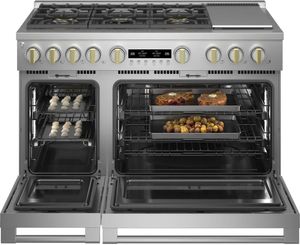 Monogram Statement Collection 48" Stainless Steel Pro Style Dual Fuel Natural Gas Range