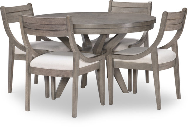 Legacy Classic Furniture Highland Ash Brown 5 Piece Dinning Table Set-0