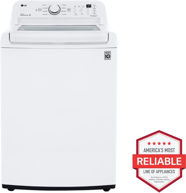 LG 4.5 Cu. Ft. White Top Load Washer-1