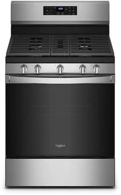 Whirlpool® 30" Fingerprint Resistant Stainless Steel Freestanding Gas Range with 5-in-1 Air Fry Oven-WFG550S0LZ