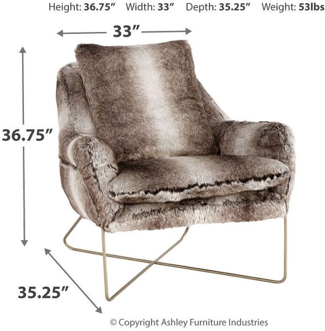 Signature Design By Ashley® Wildau Gray Accent Chair 1