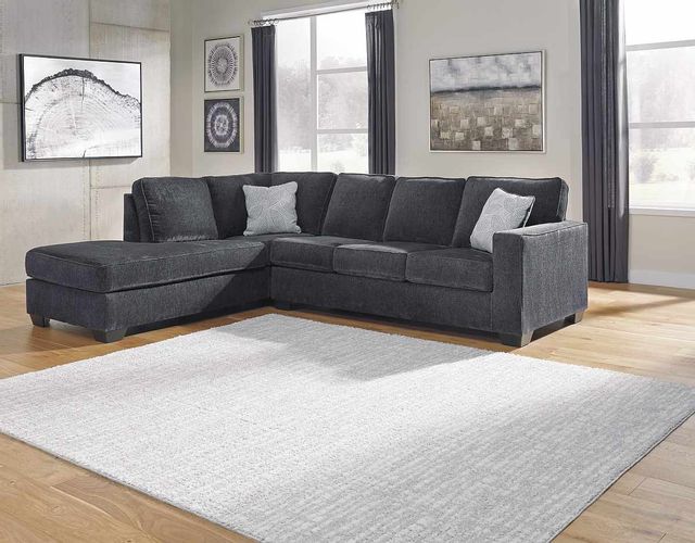Signature Design by Ashley® Altari 2-Piece Slate Sectional with Chaise 3