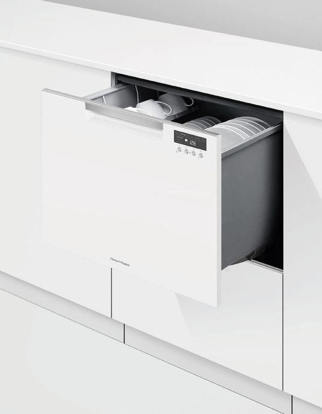 Fisher & Paykel Series 7 24" White Double DishDrawer™ Dishwasher 3