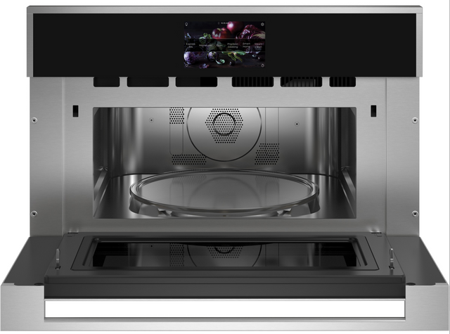 Monogram Minimalist 30" Stainless Steel Electric Built In Wall Oven and Microwave with Advantium® Speedcook Technology-1