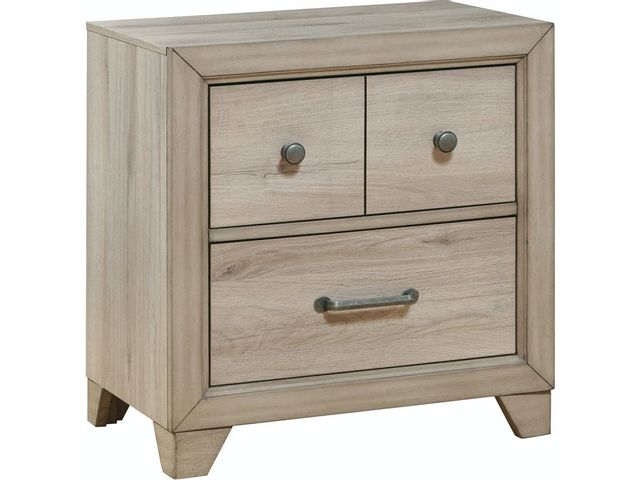 Samuel Lawrence Furniture River Creek Light Birch Youth Nightstand with USB Port-1