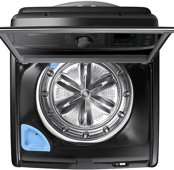 Samsung 6.0 Cu.Ft. Black Stainless Steel Top Load Washer 2