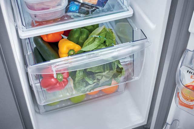 Frigidaire® 22 Cu. Ft. Stainless Steel Counter Depth Side-By-Side Refrigerator 10