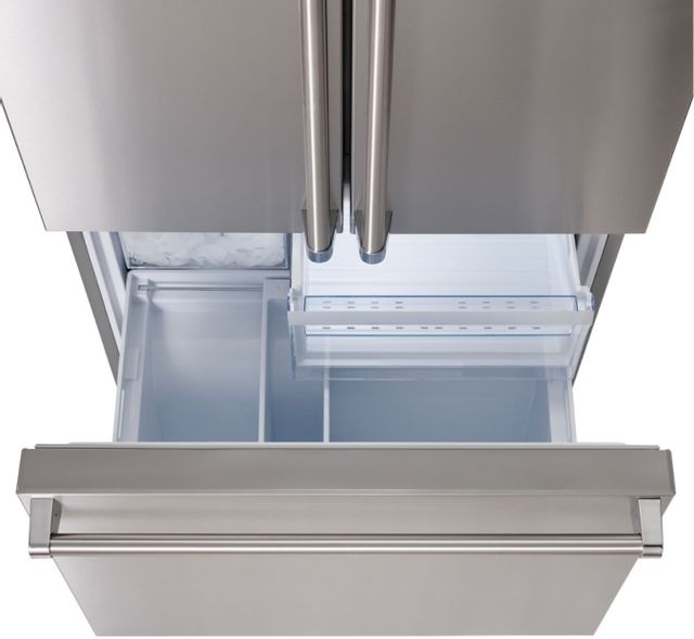 Viking® 3 Series 19.8 Cu. Ft. Stainless Steel Counter Depth Freestanding French Door Refrigerator 11