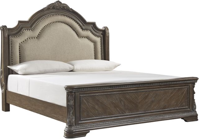 Signature Design by Ashley® Charmond 4 Piece Brown Queen Bedroom Set-1