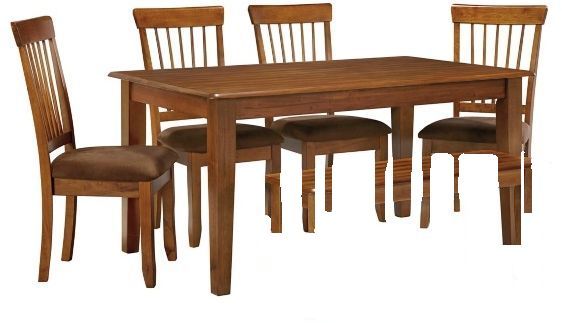 Ashley® Berringer 5-Piece Rustic Brown Dining Table Set 0