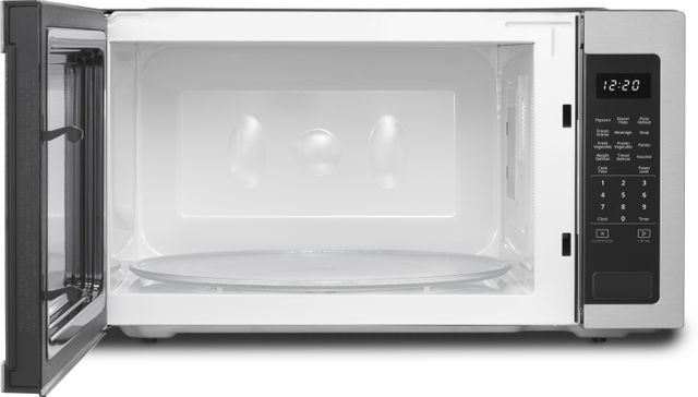 Whirlpool® 2.2 Cu. Ft. Black On Stainless Countertop Microwave 1