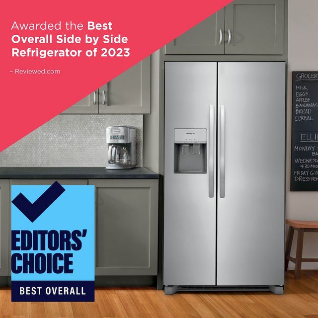 Frigidaire® 25.6 Cu. Ft. Stainless Steel Side-by-Side Refrigerator-1