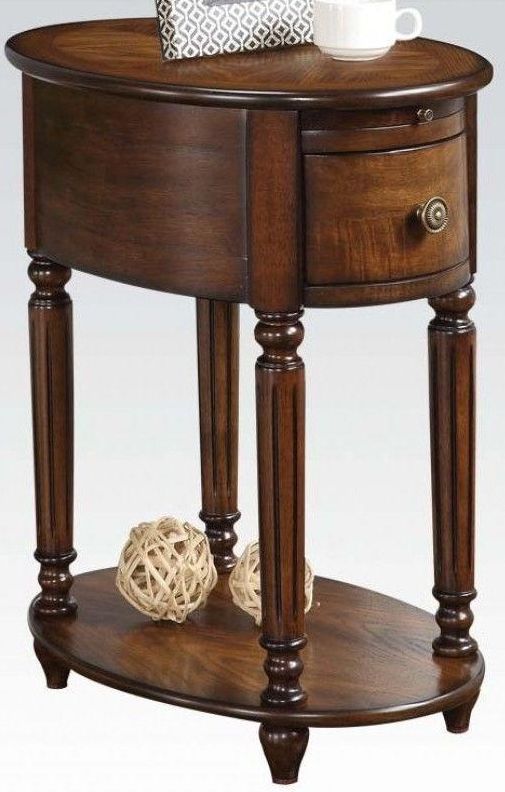 Acme Furniture Peniel Dark Oak Side Table 