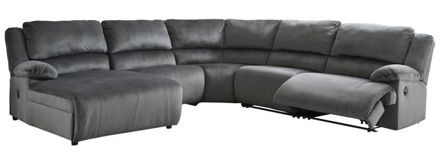Signature Design by Ashley® Clonmel Charcoal 6 Piece Reclining Sectional