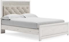 Signature Design by Ashley® Altyra White Queen Panel Bed with LED Lights