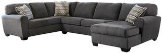 Benchcraft® Ambee Slate 3-Piece Sectional with Chaise