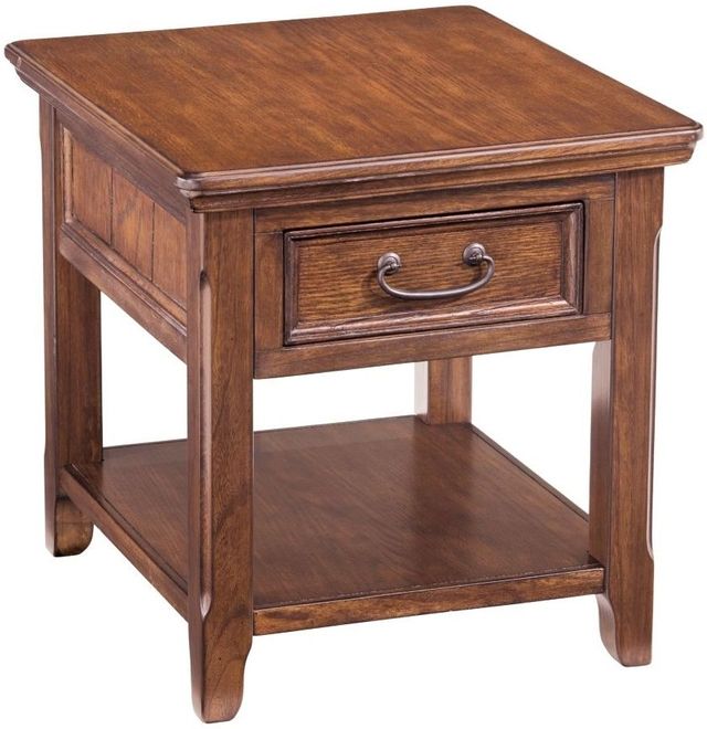 Signature Design by Ashley® Woodboro 2-Piece Dark Brown Living Room Table Set 1