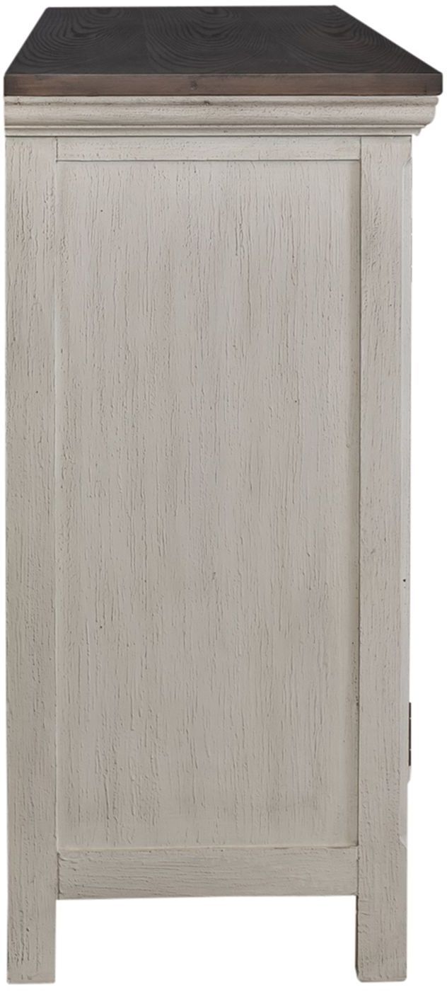 Liberty Westridge Antique White/Wire Brushed Gray Accent Cabinet | Big ...