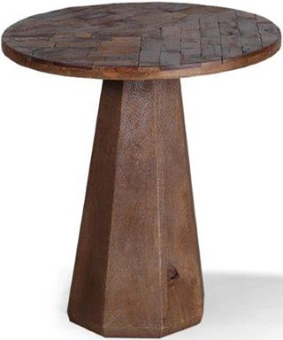 Parker House® Crossings The Underground Reclaimed Rustic Brown Round End Table