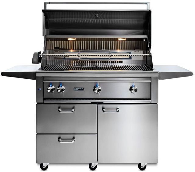 Lynx® Professional 42" Stainless Steel Freestanding Grill-1