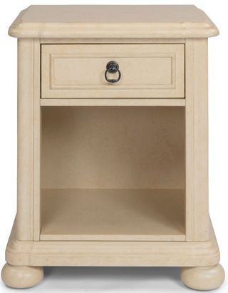 homestyles® Chambre Antiqued White Nightstand