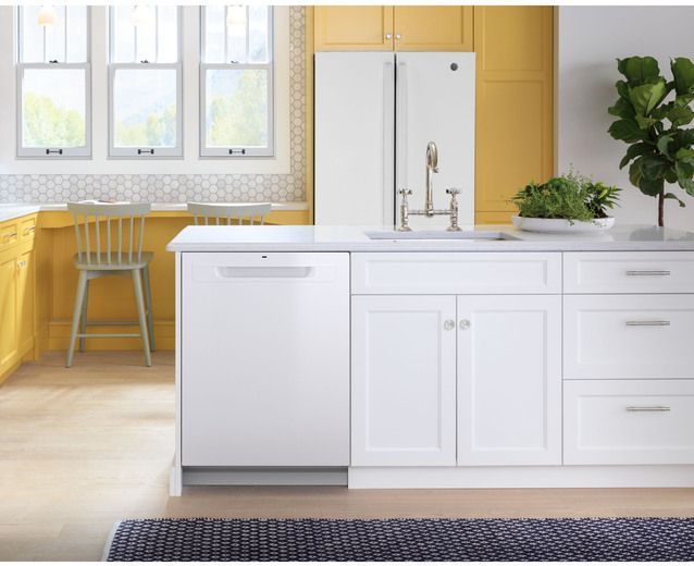 GE® 24" White Built-In Dishwasher 10