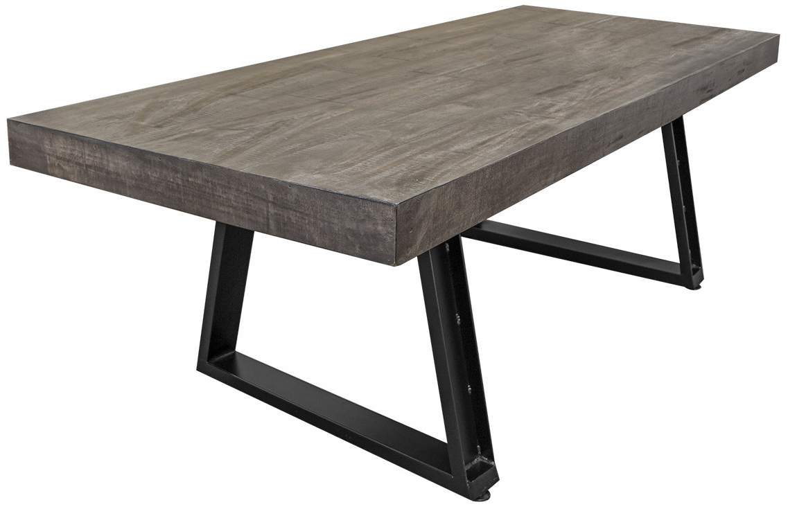 iron base dining table