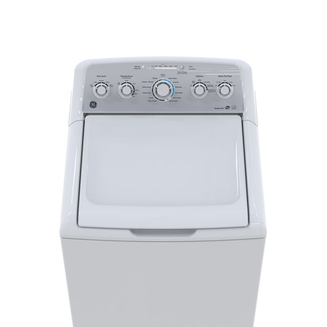 GE® 4.9 Cu. Ft. White Top Load Electric Washer 3
