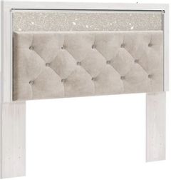 Signature Design by Ashley® Altyra White Twin Upholstered Panel Headboard