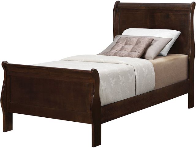 Coaster® Louis Philippe Cappuccino Twin Sleigh Bed