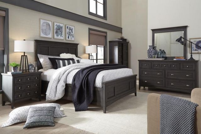 Magnussen Home® Westley Falls Graphite Complete California King Panel Bed-2