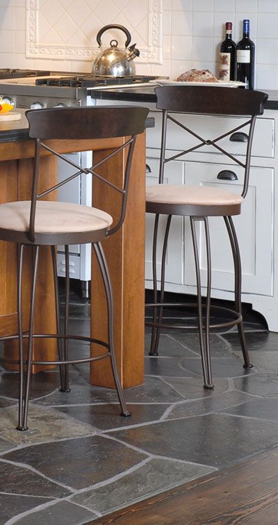 Trica Laura Swivel Counter Height Stool 2
