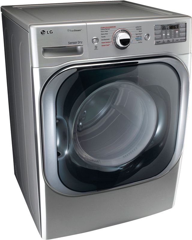 LG Front Load Electric Dryer-Graphite Steel 1