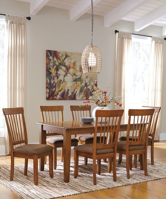 Ashley® Berringer Rustic Brown Upholstered Dining Side Chair-3