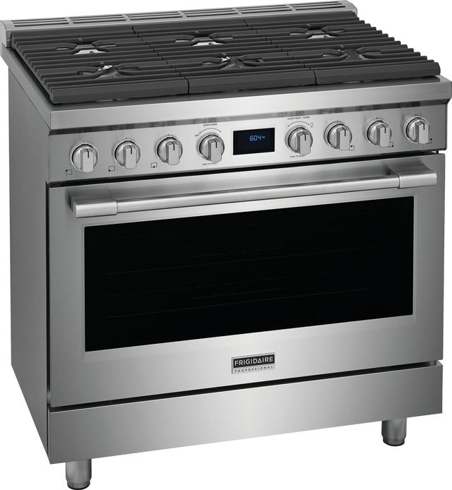Frigidaire Professional® 36'' Stainless Steel Pro Style Dual Fuel Natural Gas Range 5