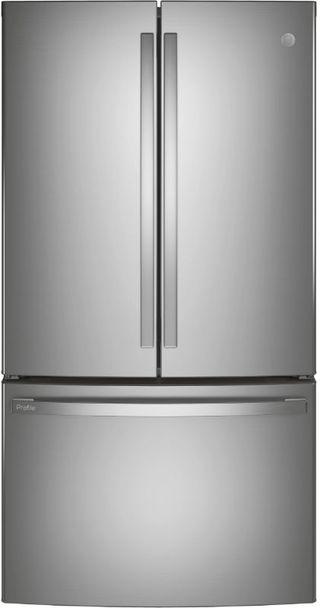 GE Profile™ 23.1 Cu. Ft. Fingerprint Resistant Stainless Steel Counter Depth French Door Refrigerator