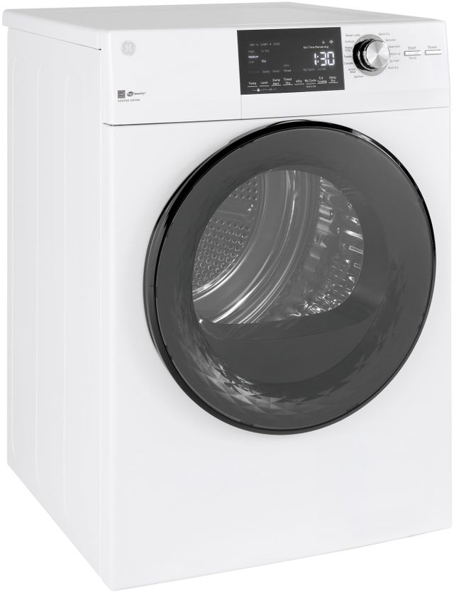 GE® 4.3 Cu. Ft. White Electric Dryer (S/D) 1