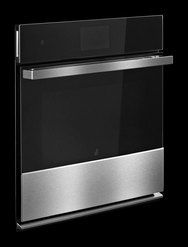 JennAir® NOIR™ 30" Floating Glass Black Electric Built In Single Oven-2