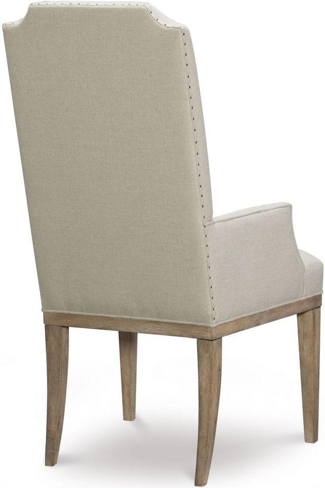 Legacy Classic Monte Verdi by Rachael Ray Sun-Bleached Cypress Upholstered Host Arm Chair-1
